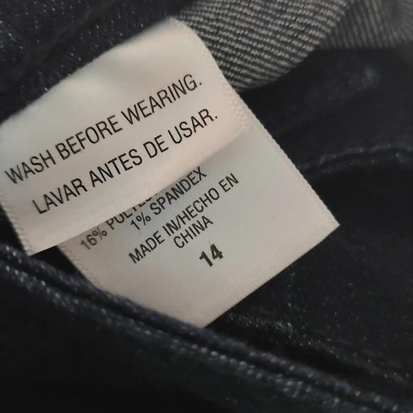 Jessica Simpson angel fit crop jean sz.14 - Picture 13 of 15